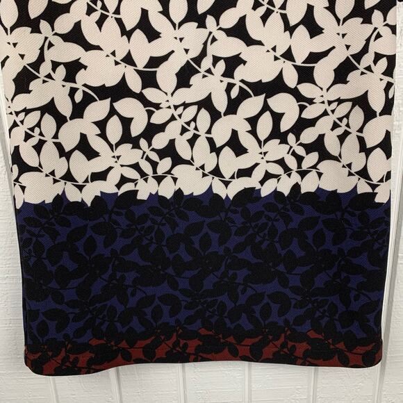 Zara Women Short Sleeve Mini Dress Preppy Office Colorblock Floral Size Small - Picture 3 of 8